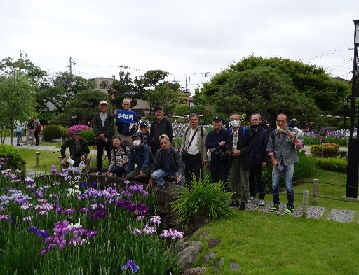 2022年6月実施　ウォーキング「堀切菖蒲園と向島百花園を散策」