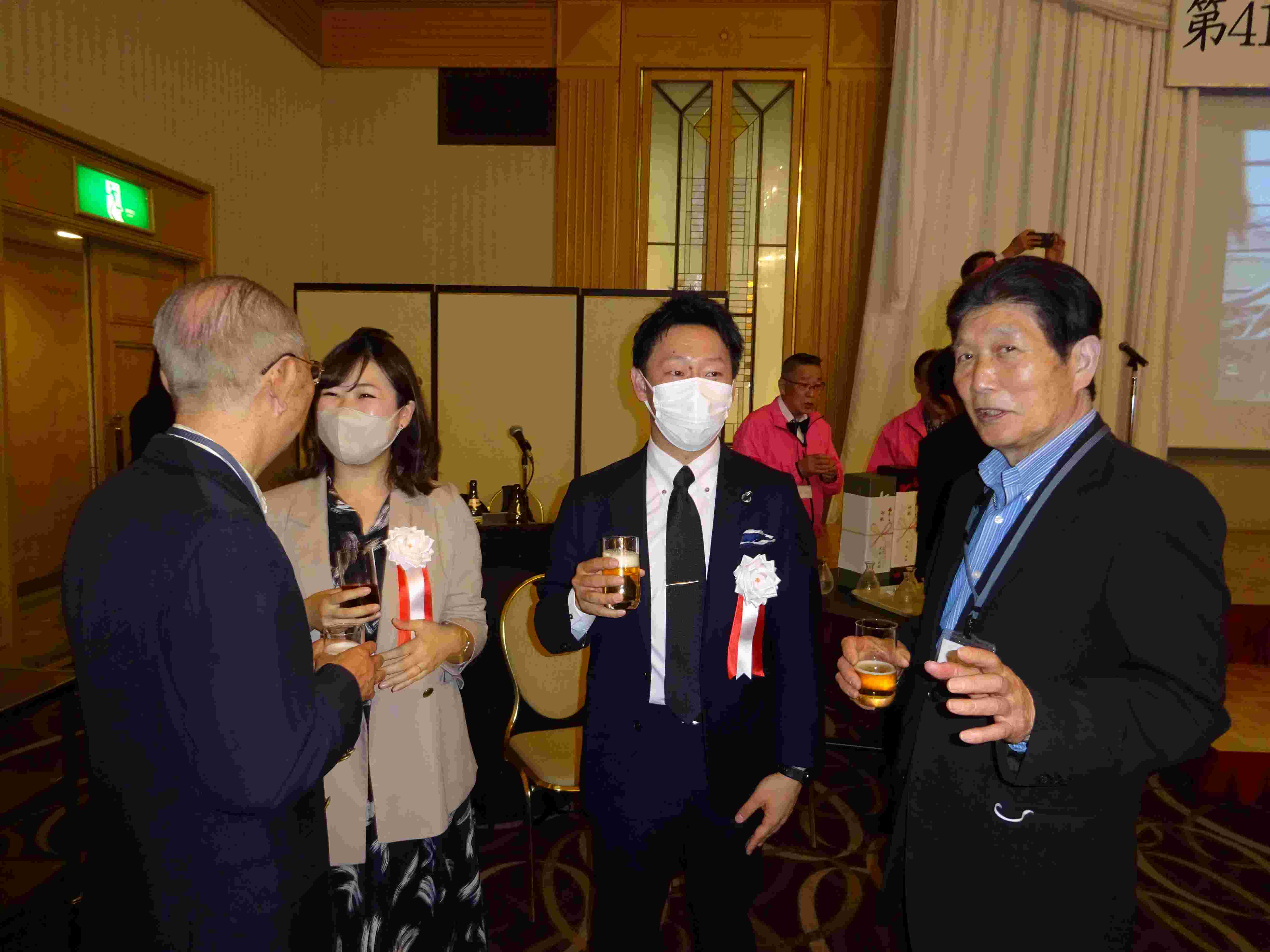 朝妻相談役と対談 朝妻相談役と対談