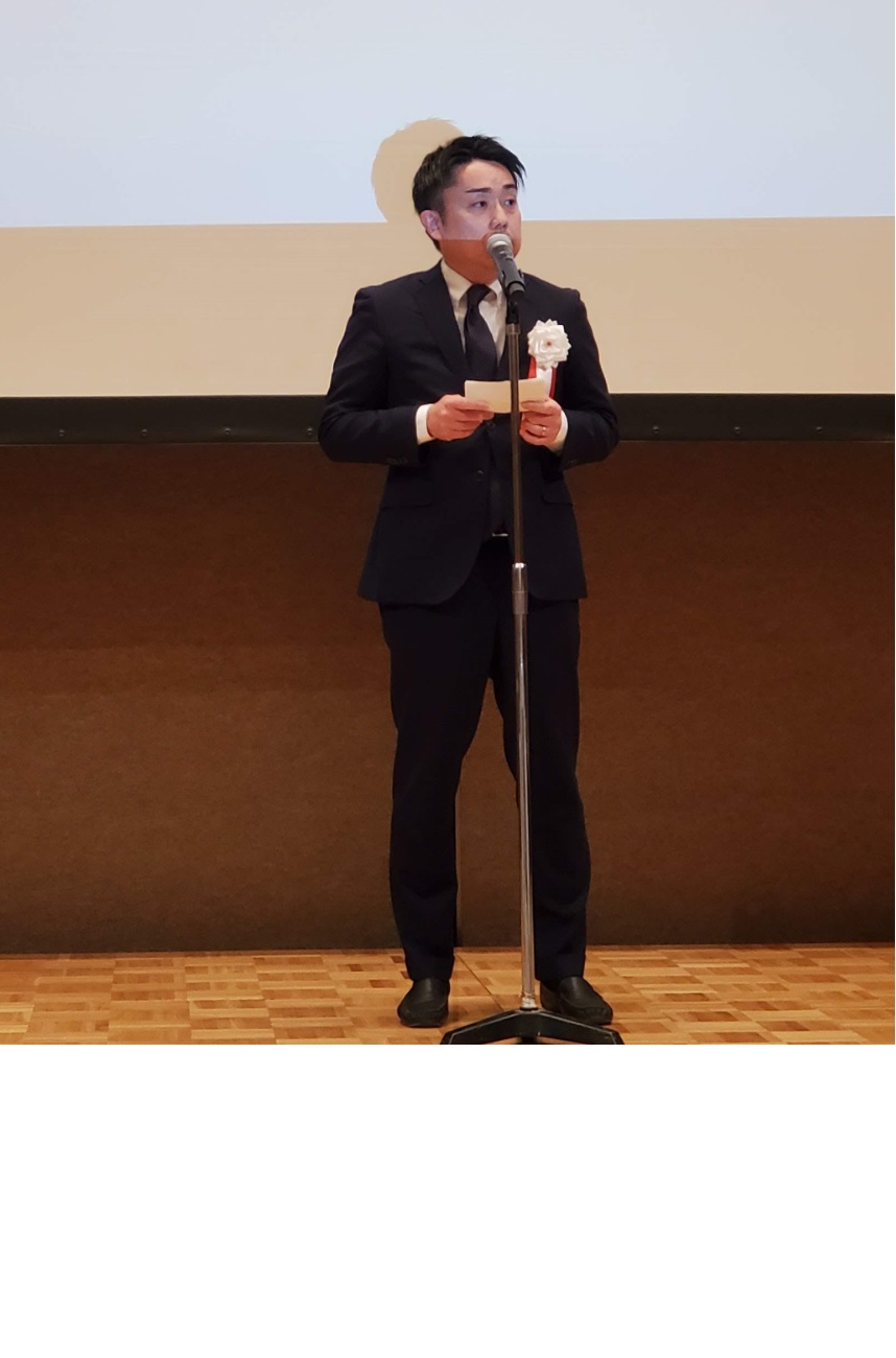 原田人事部長祝辞 原田人事部長祝辞