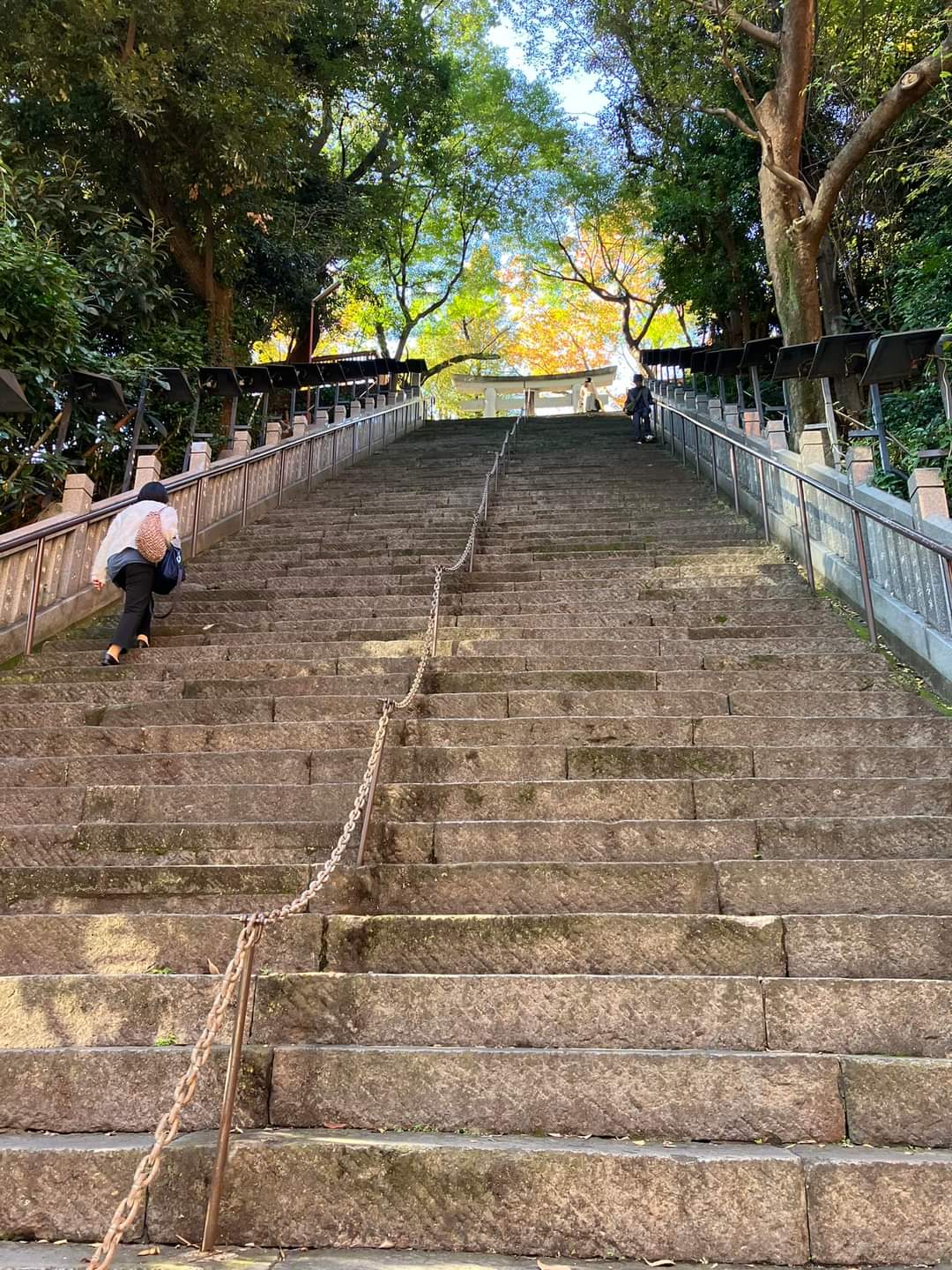 かなり急で危険