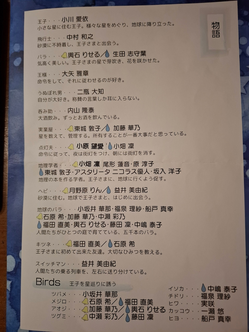 星の王子さま_パンフレット